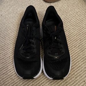 Hoka Black and White Women's Sneakers